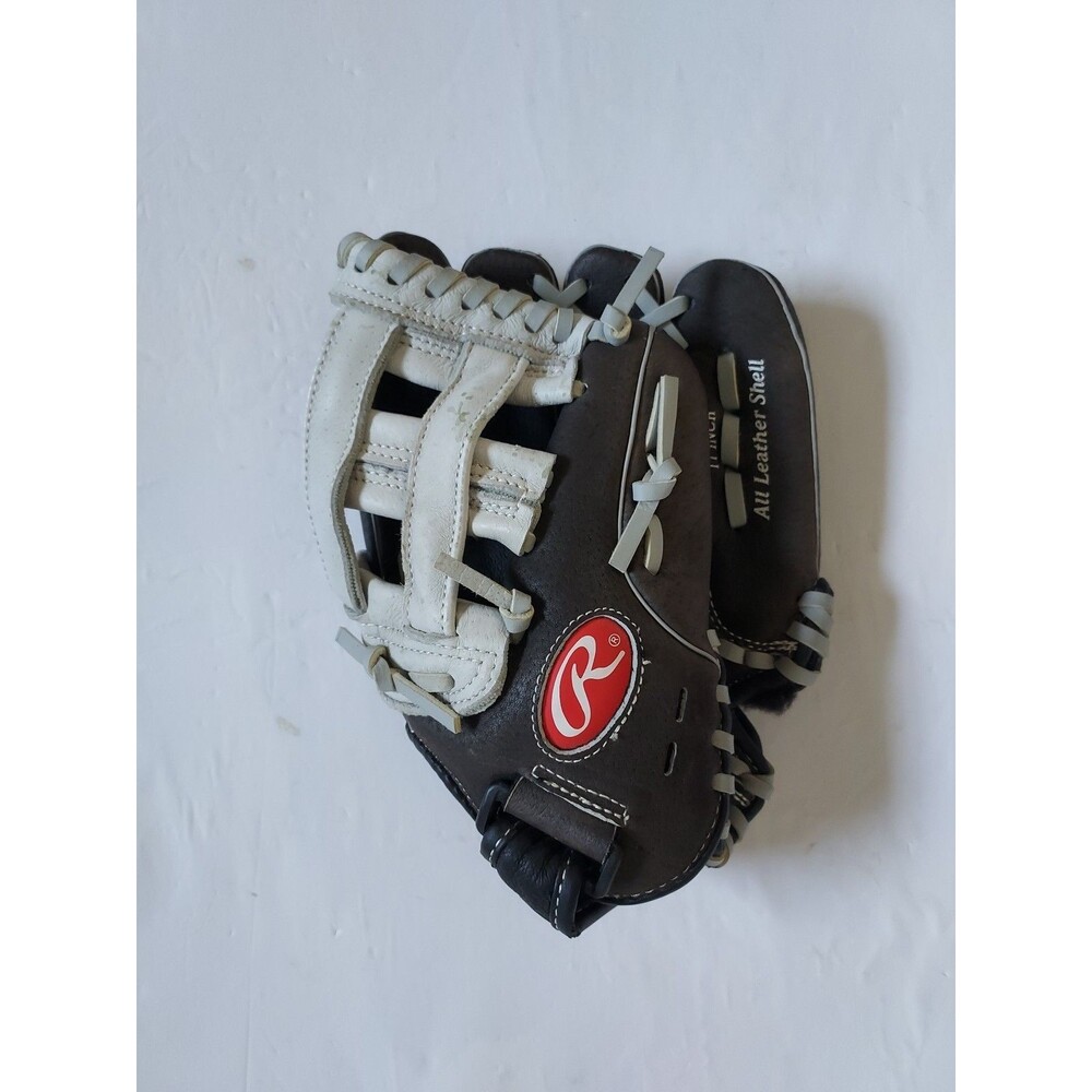 Rawlings  Black/Gray Youth Baseball Glove SC110BGH 11" RHT Sure Catch Leather